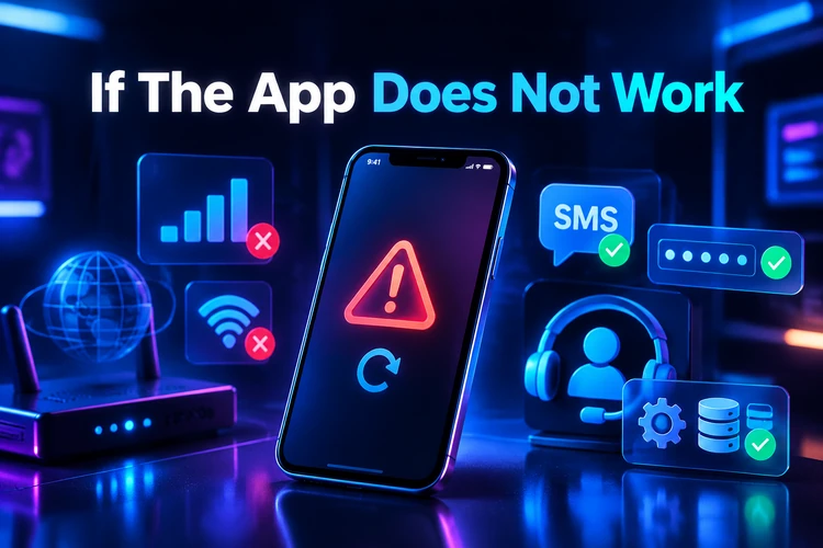 If The App Does Not Work